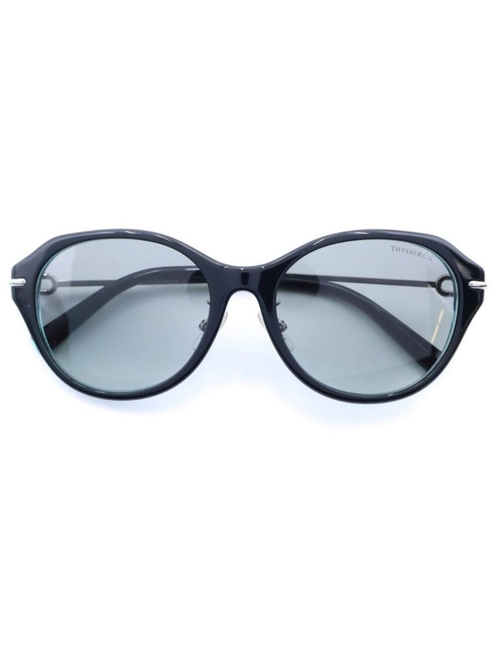 Tiffany & Co Side HardWear Wellington Sunglasses Silver Black Eyewear